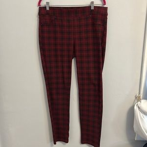 Liverpool Jeans Company Plaid Skinny Pant